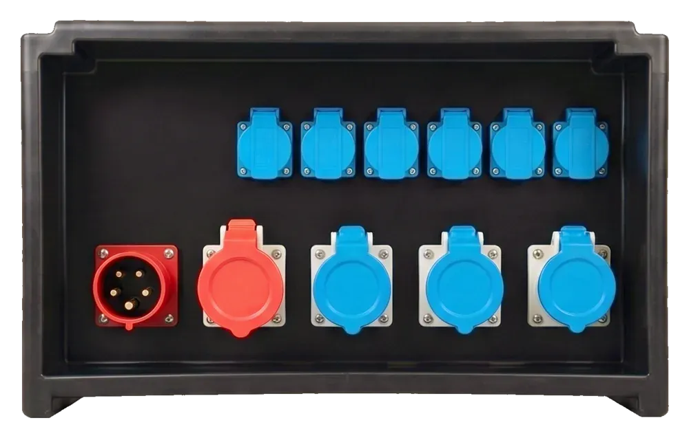 ARMOIRE DISTRIBUTION 32AT - 9PC + AU - Armoire distribution électrique 32 A IP44