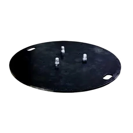 ASD - EML80N - Embase lourde 65 kg noire 80 cm