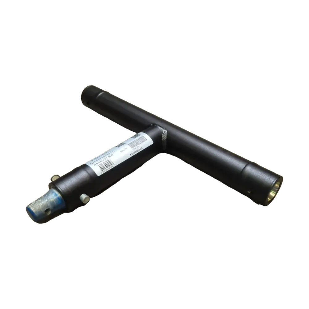 ASD - EX5033N - Monotube noir - angle 3 départs (en T horizontal)