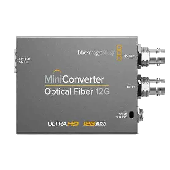 Blackmagic Design - Converter Optical Fiber 12G - Convertisseur fibre optique 12G