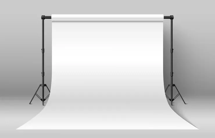 CYCLORAMA BLANC - 4x3m - Cyclorama blanc 4 × 3 m