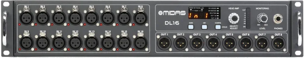 Midas - DL16 - Stage box numérique