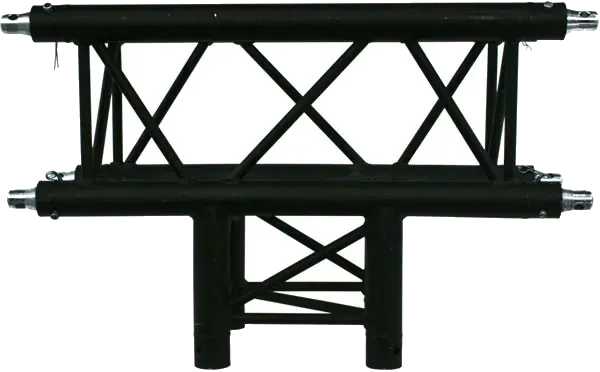 NEXT - NH34B-T - Structure carrée noire - angle 3 départs (en T)