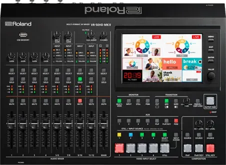 Roland - VR50 - Mélangeur vidéo avec mixage audio