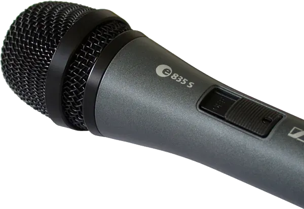 Sennheiser - E835S - Micro dynamique cardioïde - chant, avec interrupteur