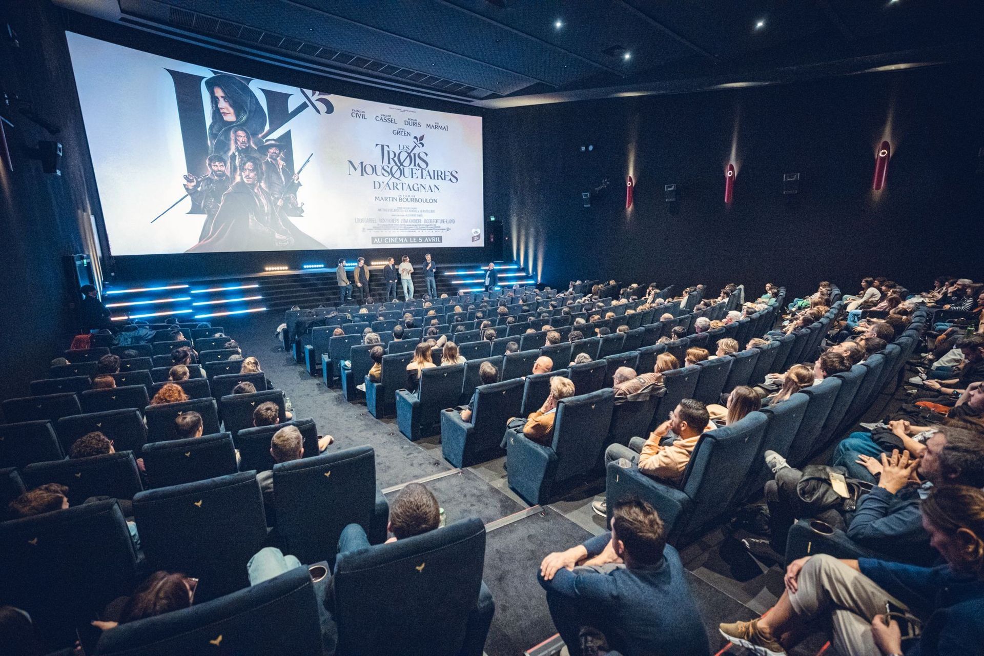 Plénière de convention : projection grand format et sonorisation de salle.