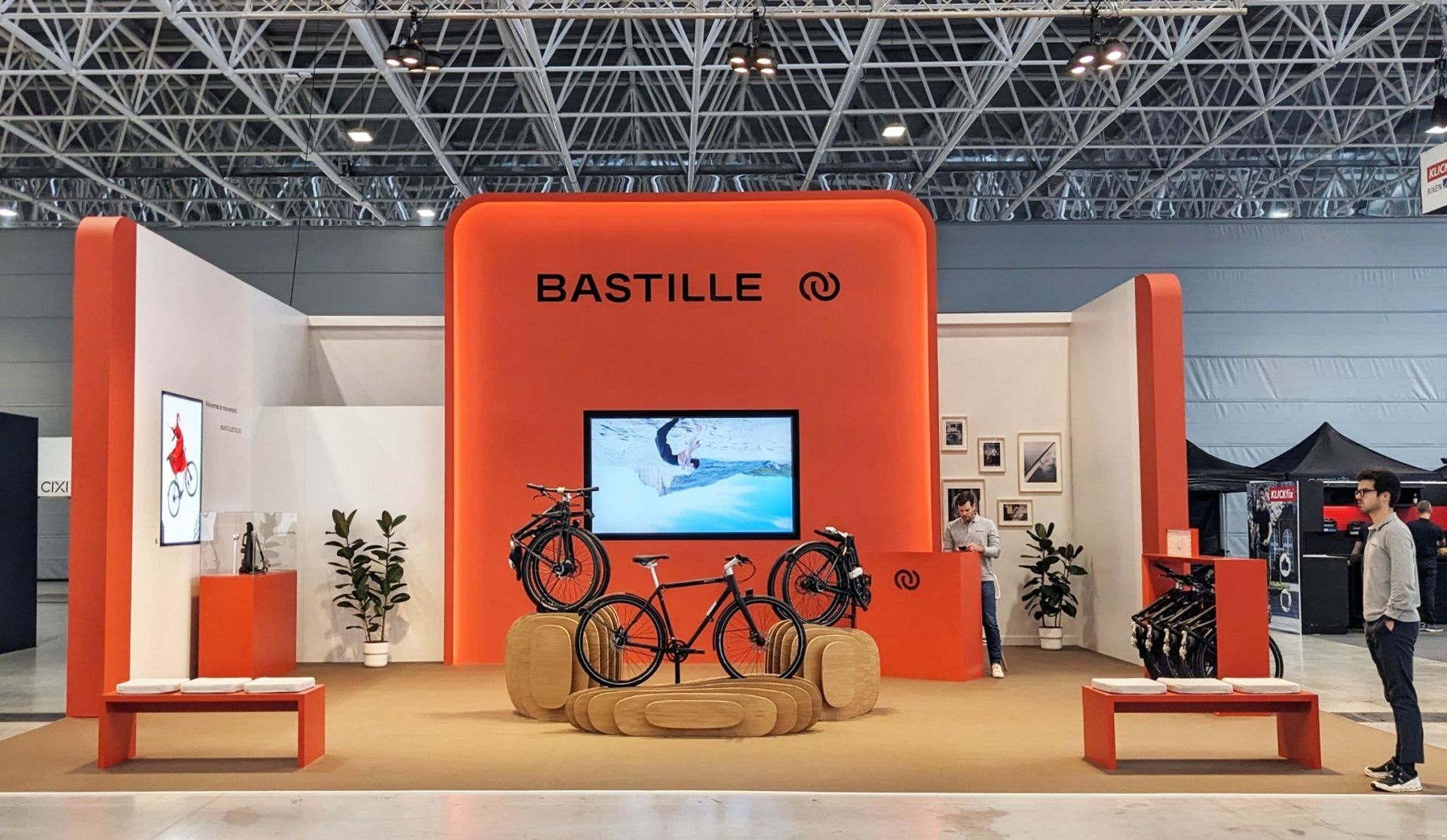 Diffusion vidéo sur le stand Bastille, MEETT de Toulouse.