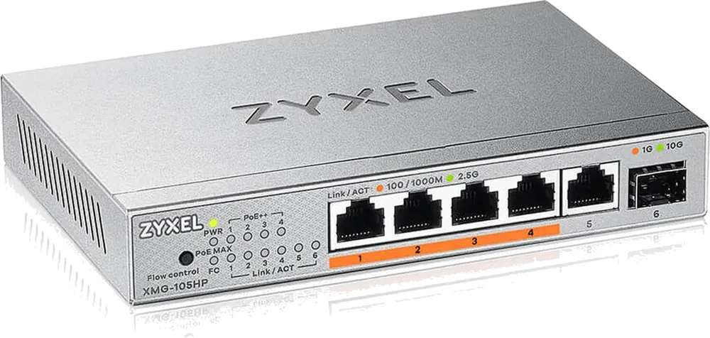 Zyxel - XMG-105HP - Switch PoE++ 5 ports 2,5G
